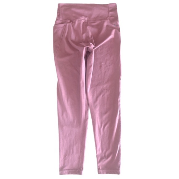 NWOT Adidas Optime Stash Pocket High Waisted 7/8 Leggings in Dusty Rose Size M - Picture 5 of 6